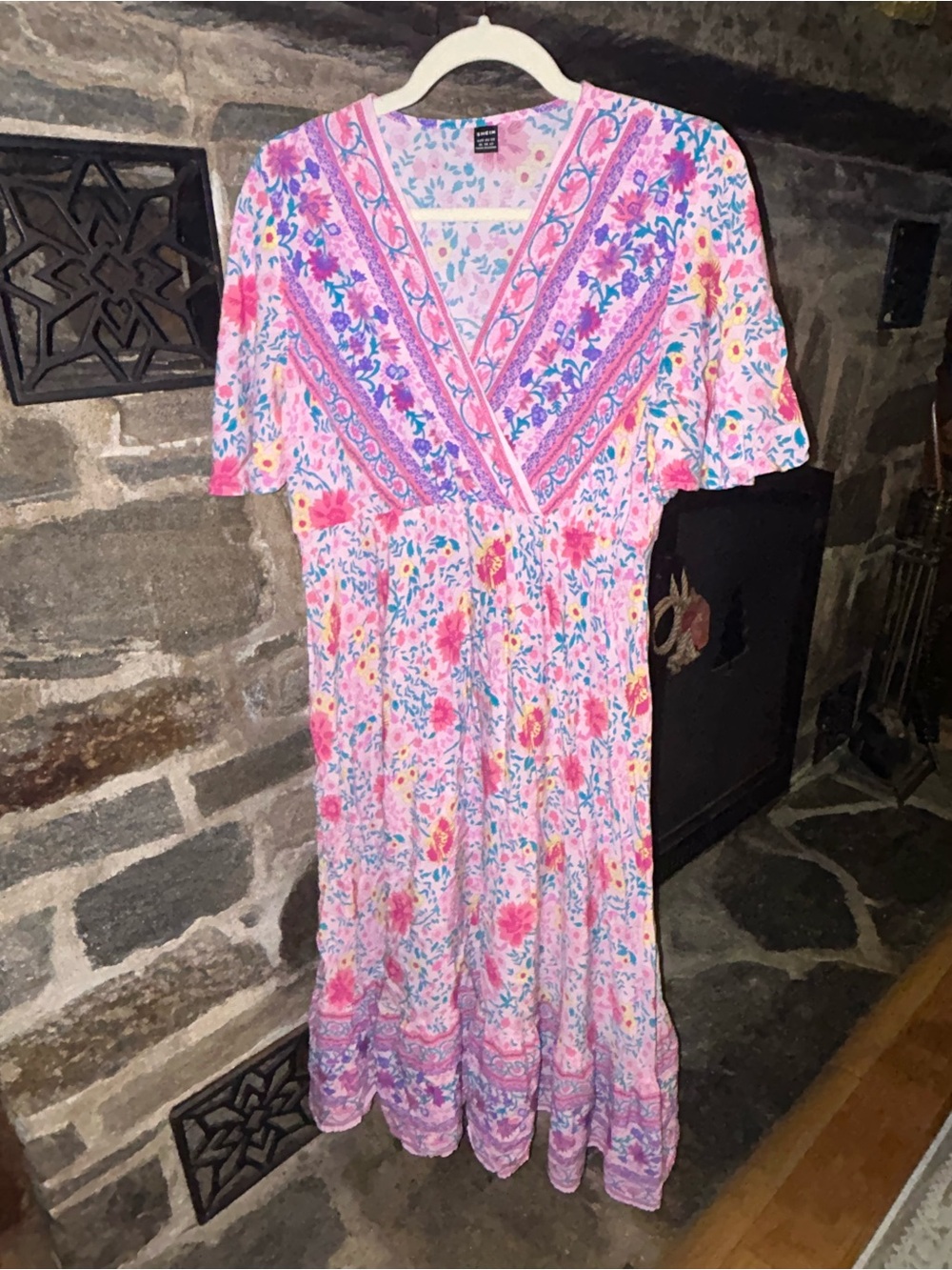 SHEIN Floral Midi Dress